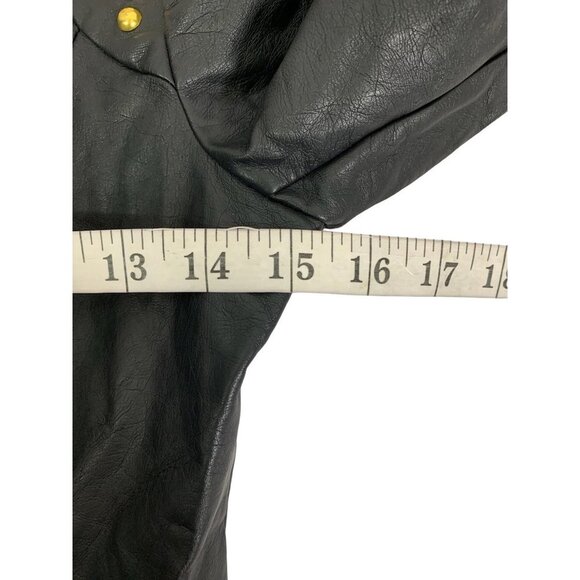 Charlotte Russe Women's Black & Gold Crop Jacket - Picture 6 of 7